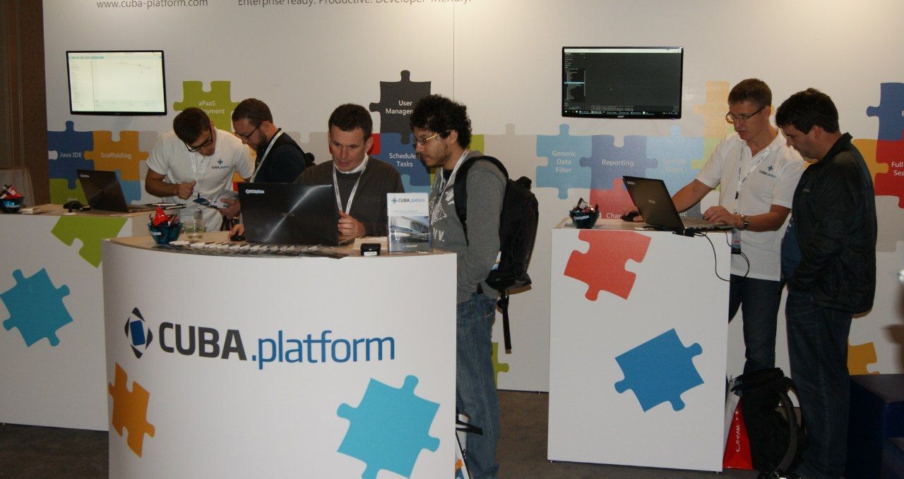 Платформа CUBA (сейчас Jmix) на конференции JavaOne 2015 в Сан-Франциско
