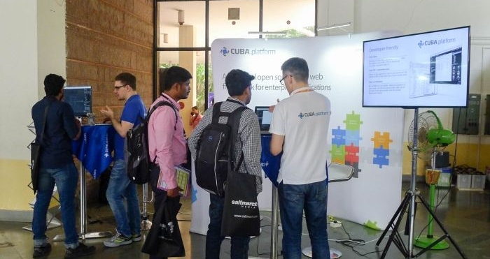 Платформа CUBA (сейчас Jmix) была представлена на GIDS 2017 в Индии