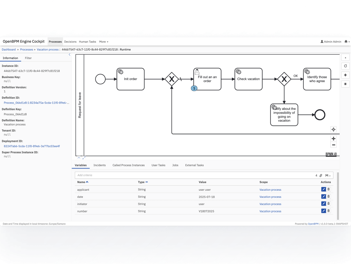 OpenBPM Engine